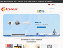 Tablet Screenshot of chamilar.pt
